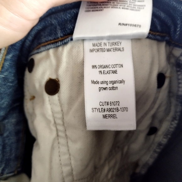 Agolde Merrel Mid Rise Straight Jean Sz 26 - Picture 9 of 12
